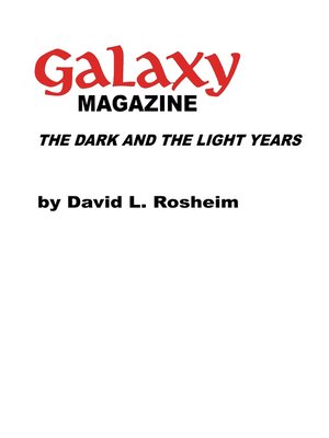 cover image of Galaxy Magazine